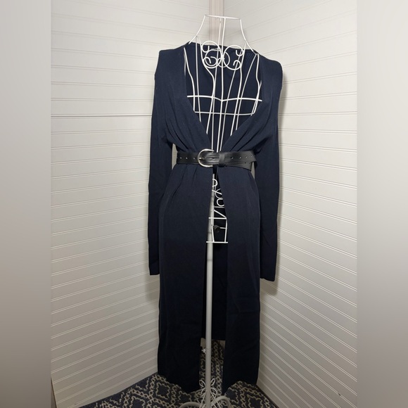 525 America Sweaters - 525 America Navy Long Cardigan